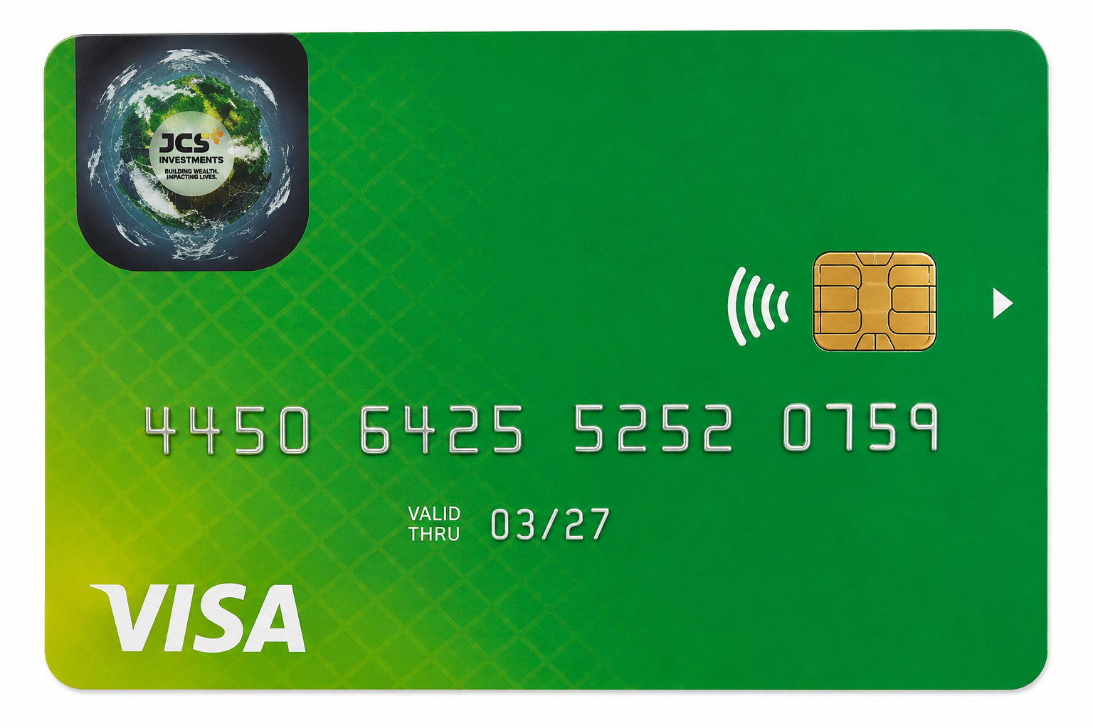 JCS Green Card — front